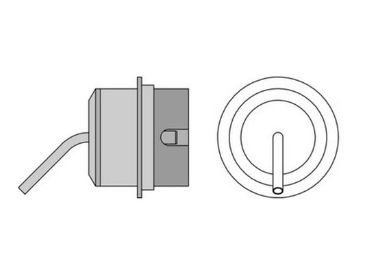 Varmluftdyse ø1,7mmx45° NR02 uden vacuum for WHA2000