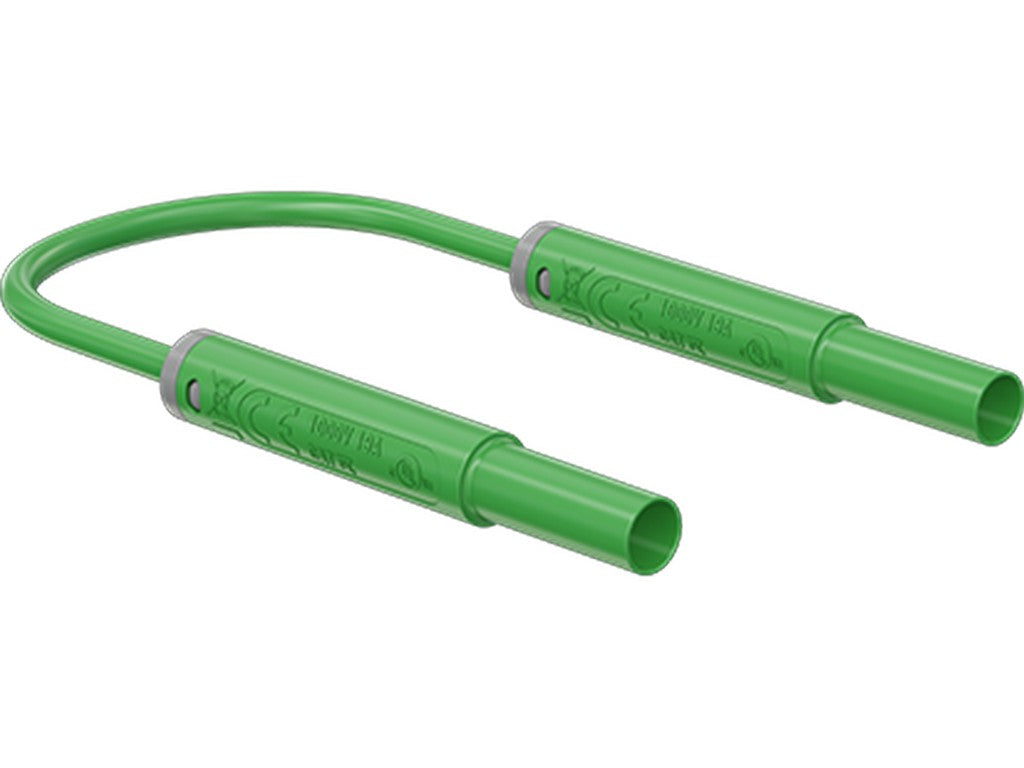 Prøveledning SIL SAK4N-S10 Ø4mm Grøn 100cm 1000V CATIV 19A