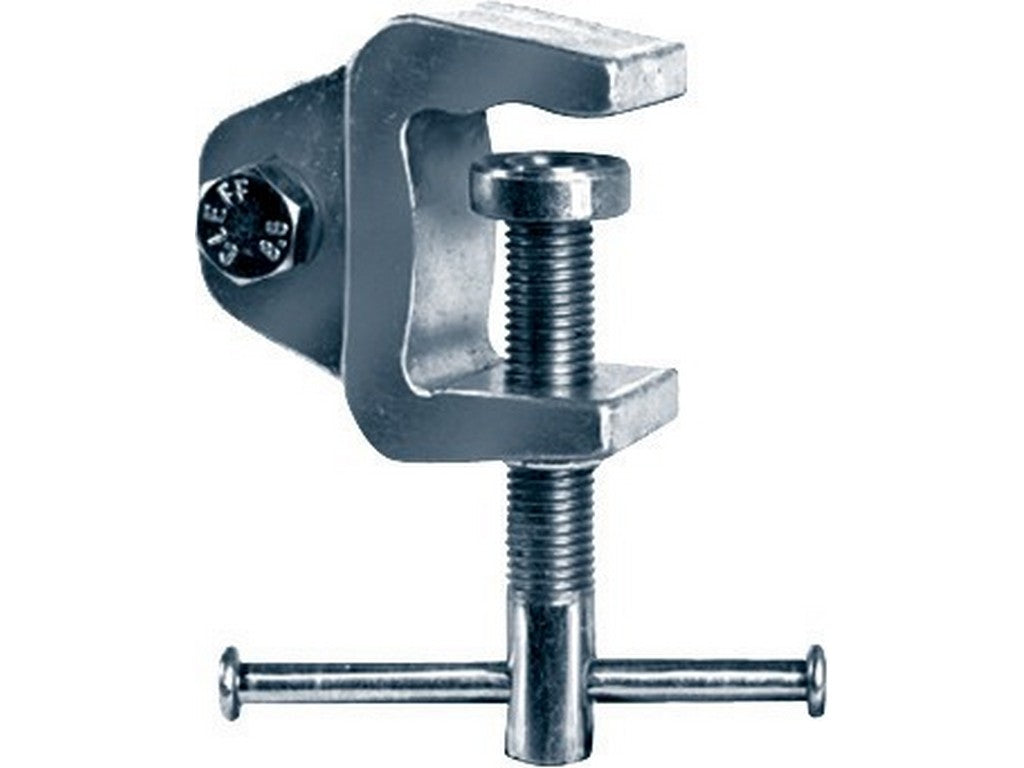 Jordingsklemme m/skruetvinge klembredde 23mm