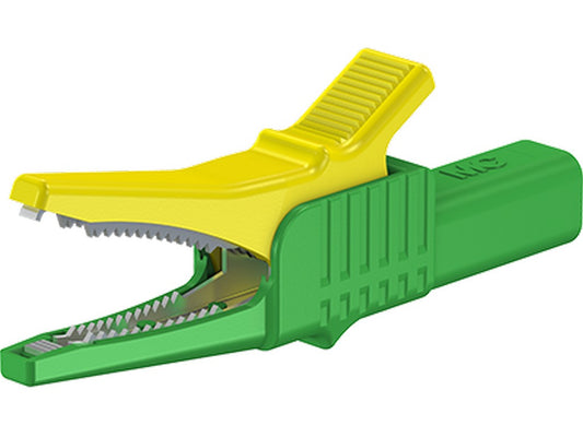 Krokodillenæb XKK-1001 gul/grøn 1000V - CAT II - 32A