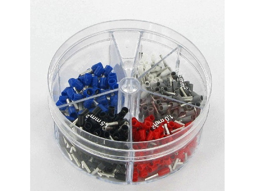 Insulated terminal tube assortment 4 - 16mm2 - Color code T