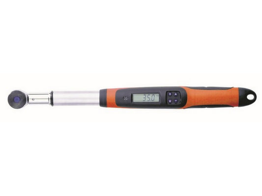 Torque wrench electronic 200Nm, cut-out head