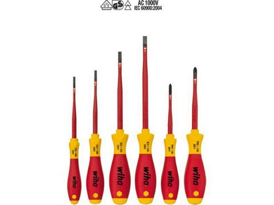 Screwdriver set Slim Fix L-AUS 4 x straight core + 2 x PH