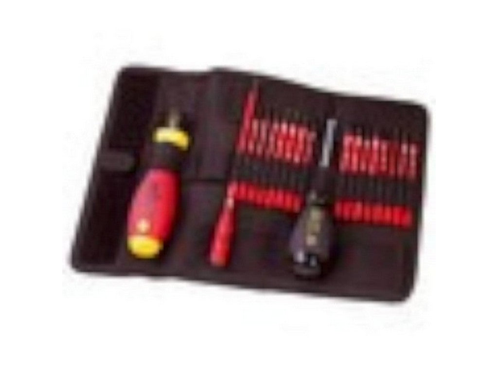 Moment skruetrækkersæt 0,8-5,0Nm SlimFix 1000V isoleret - 18 dele