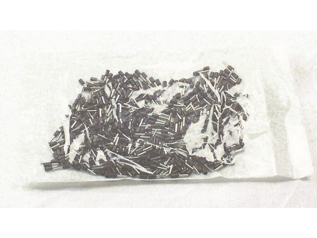 Terminal tube insulated brown 0.14mm-L6mm; bag w/500pcs.