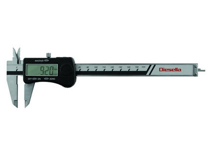 Digital Caliper 0-150 mm x 0.01 mm, jaw width 40 mm