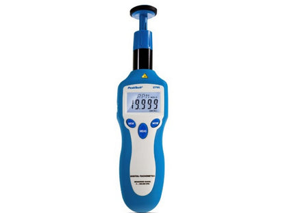 Tachometer both contactless and contact wheel 1-19999REV/2-199999RPM