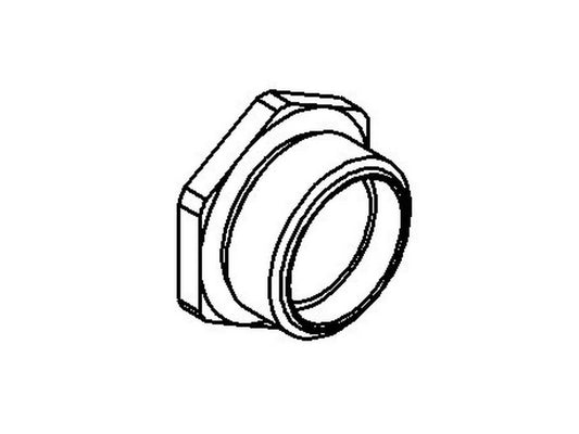 Reduktionsring polyamid grå M40-M32