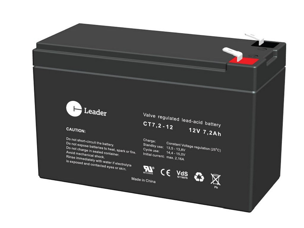 CT-Leader 12V/7,2Ah Fast-on 4,8mm