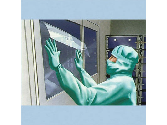 Antistatic transparent foil 1220 mm x XX mx 0.1 mm