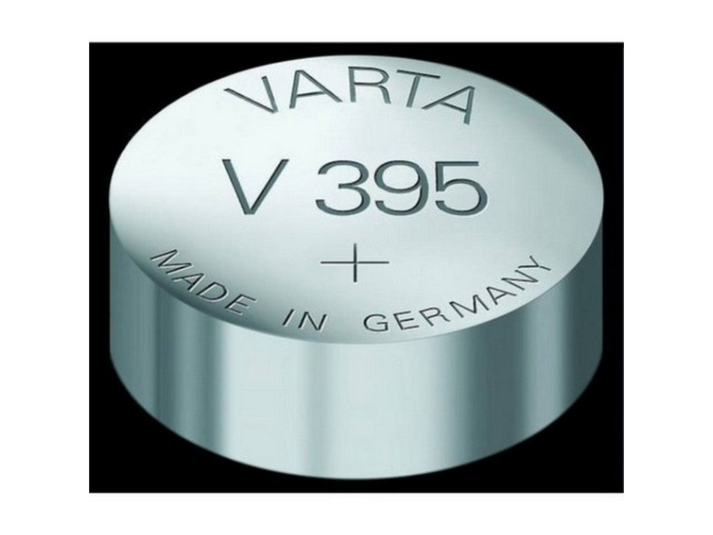 Varta battery V395 silver oxide 1.55V: 42mAh: Ø9.5x2.7mm SR57