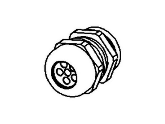 Cable gland MULTI brass M25; 2xØ8mm