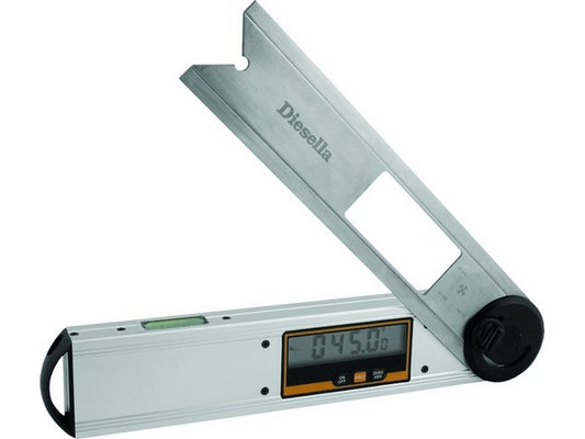 Digital vinkelmåler 0-360°  230 mm x 230 mm. Afl. 0,05°