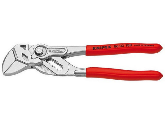 Parallel-tang m/glatte kæber 180mm forniklet m/PVC på greb