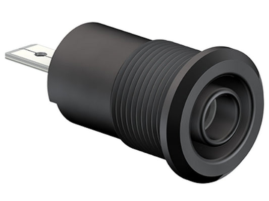 Bøsning BI-SLB4-F/A 4 mm, sort