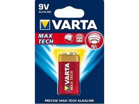 Varta battery Max-Tech 9V 9V; 26.5x17.5x48.5mm; BL-1 6LP3146 - Alkaline