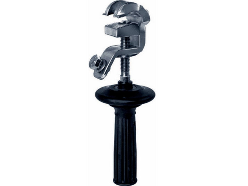 Universal jordings klemme f/Ø20mm + Ø25mm  med håndtag