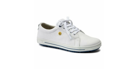 Birkenstock ESD sneakers QO 500, hvid læder, str. 46