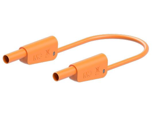 Prøveledning i silicone SLK-4A-S10 25cm ORANGE 1000V CATII/600V CATIII 19A