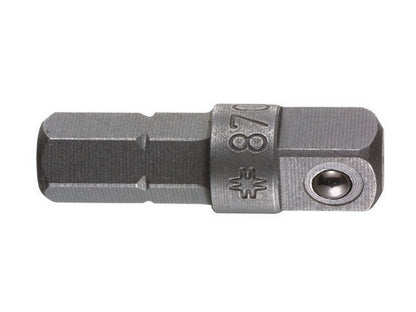 Overgangsstykke 1/4"; 1/4"x25mm