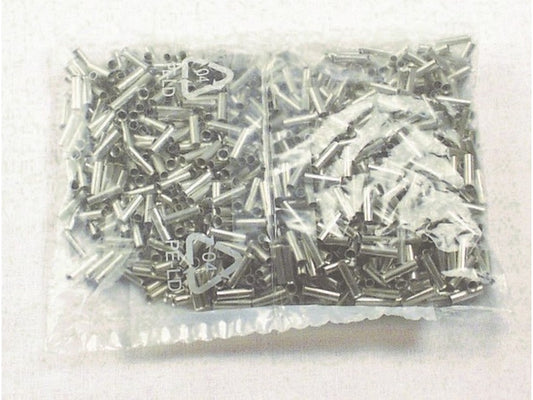 Terminal tube uninsulated 2.5mm-L10mm; bag w/1000pcs.