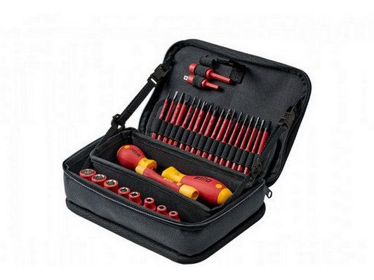 Slim Vario 1000V bit/socket set, 31 pieces w/3 handles