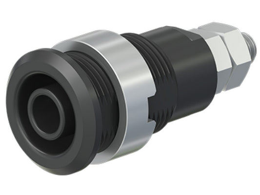 Bøsning SLB4-GK/N forniklet sort CATIII 1000V/CATIV 600V 32A