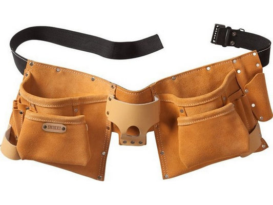 Værktøjsbælte brun ruskind one size