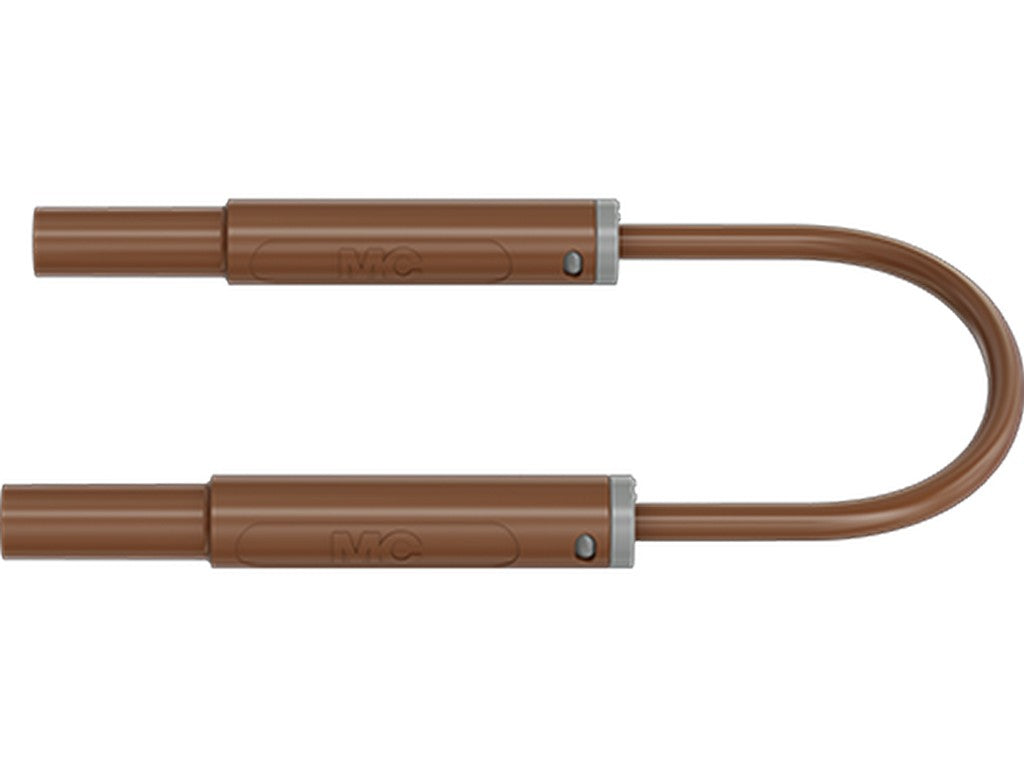 Test lead PVC SAK4N-S25 Ø4mm Brown 50cm 1000V CATIV 32A