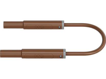 Test lead PVC SAK4N-S25 Ø4mm Brown 50cm 1000V CATIV 32A
