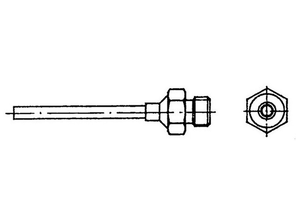 Varmluftdyse ø2,5mm R10