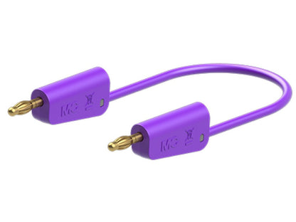 Silicone test lead 2.5mm 150cm VIOLET LK-4A-S25 32A 30V AC/60V DC gold-plated connector