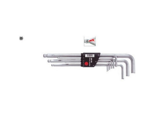 Allen key set w/ball 1.5-10mm 9 parts