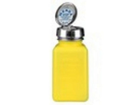 Dispenser bottle yellow 180ml Durastatic Square, HDPE