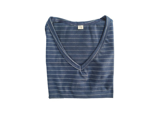 Tank top ESD Navy blue w/white stripe, size S