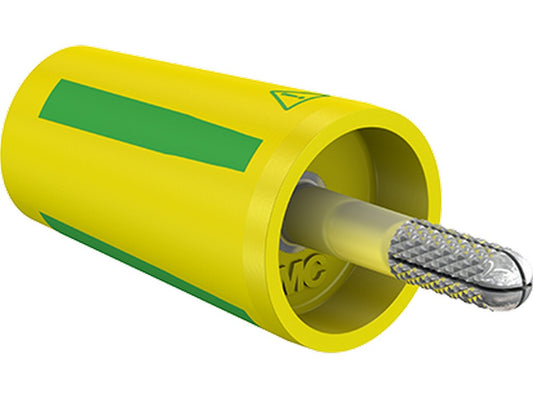 Adapter forniklet A-SLK4-N gul/grøn