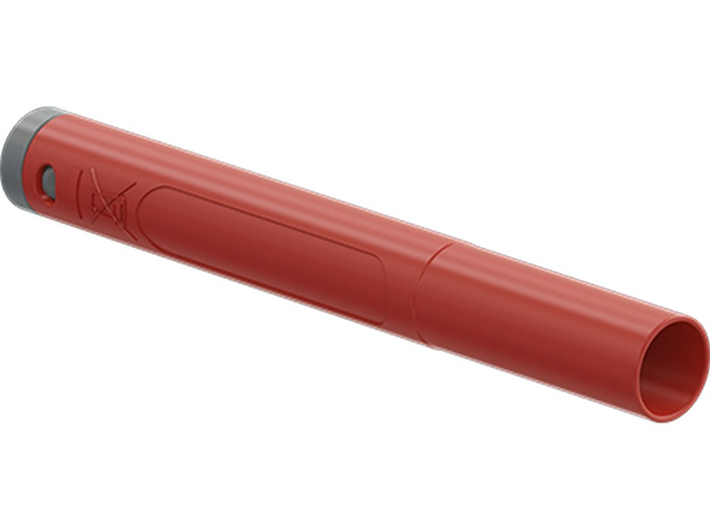 Male connector Ø4mm SAL-4N-39-TW RED CATII 1000V/CATIII 600V 32A f/soldering max.2.5mm Ø3.9mm