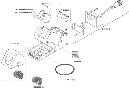 Holder WDH-10T for WP80 & WSP80 med stop + go