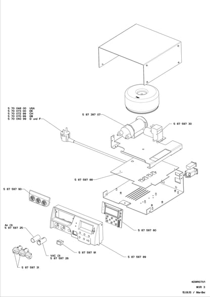 WXR 3030 Soldering Station WXHAP200/WXDP120/WXP65 230V