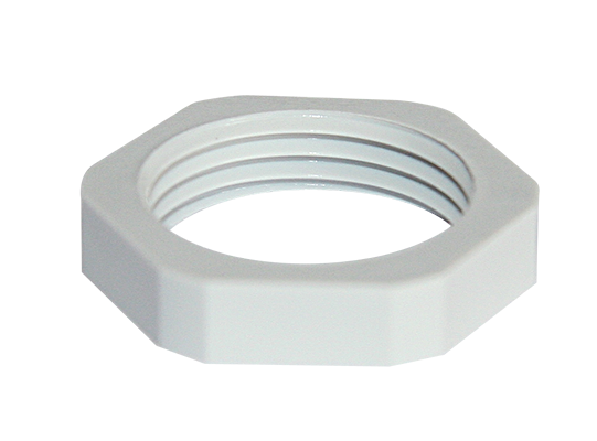 Nut polyamide grey M16