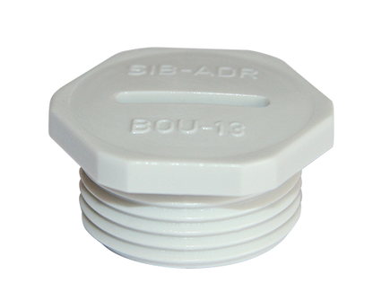 Blind plug polyamide grey PG29