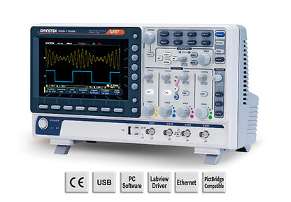 GW-DS Oscilloscope 2CH 100MHz 1GSa/s - USB - 10M memory CH