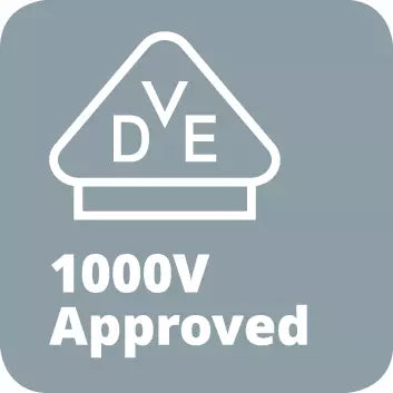 Skruetrækkersæt 1000V Lige 3/4,5/5,5/6.5mm+PH1,PH2 SoftFinish håndtag