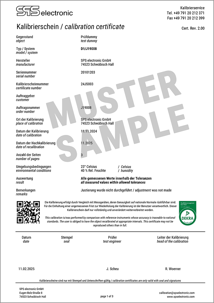 Hipot tester 5,5kV/100mA Arc detection 0-100%