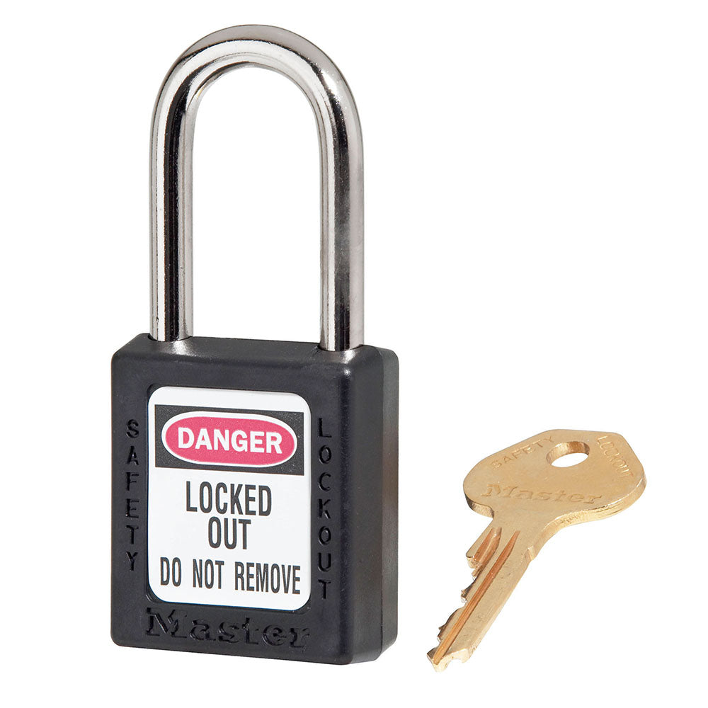 MasterLock Zenex hængelås COMPOSIT SORT Key different/key retaining - 38x38mm m/metalbøjle Ø6mm