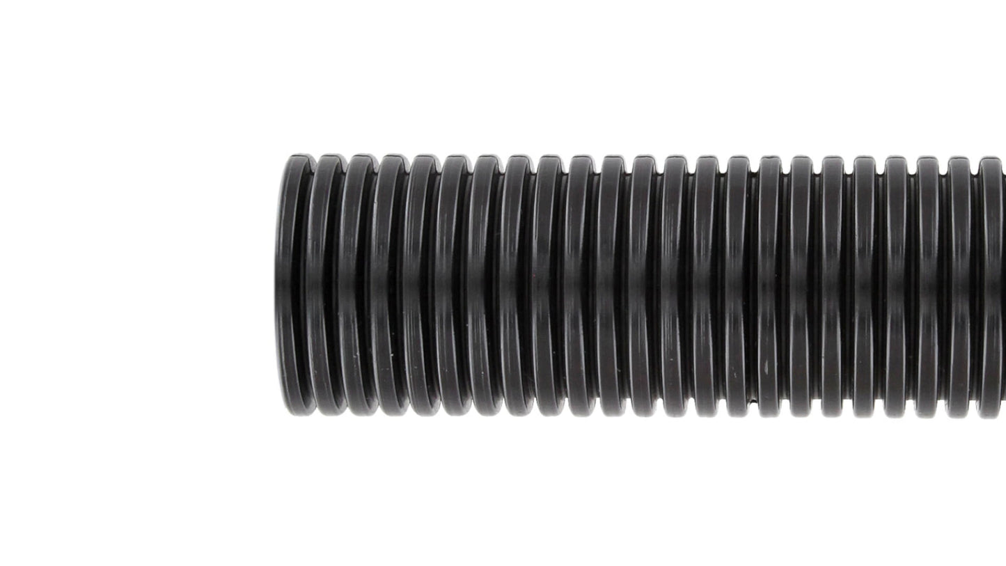 Beskyttelsesslange i sort Polyamid NW8mm indv.Ø8,4mm/udv.Ø11,7mm - 50m pr. rulle
