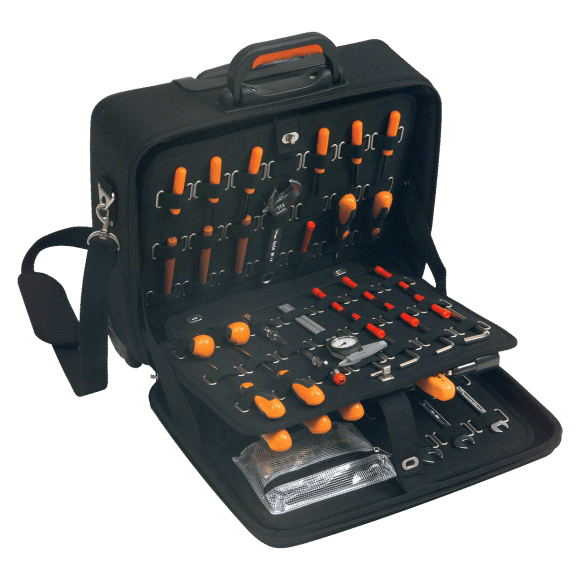 Plano tool trolley soft - 19 w. elastic holders w/tools