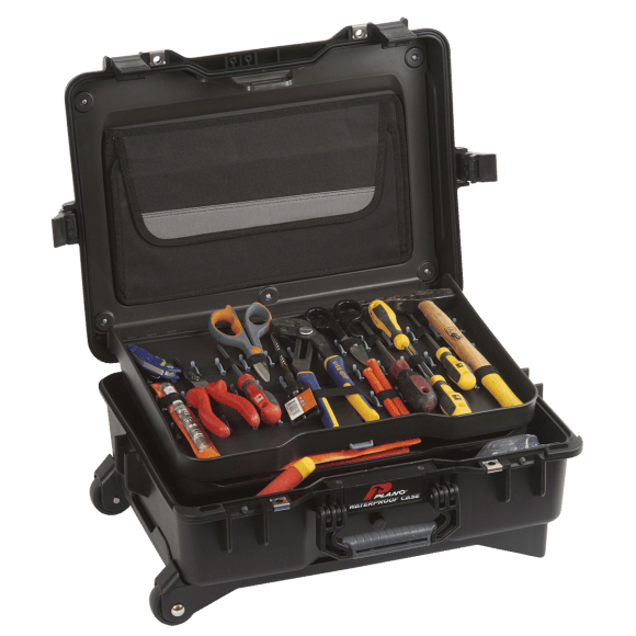 Plano PRO-værktøjstrolley vandtæt og slagfast 40x52,5x22,5cm u/værktøj