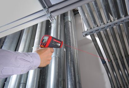 Infrarød temperatur instrument -32°C - 1250°C  Emis.-faktor Justerbar 0,1-1,0