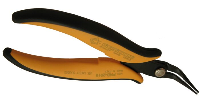 Pointed bar w/scrap rounded jaw 45 degrees bent